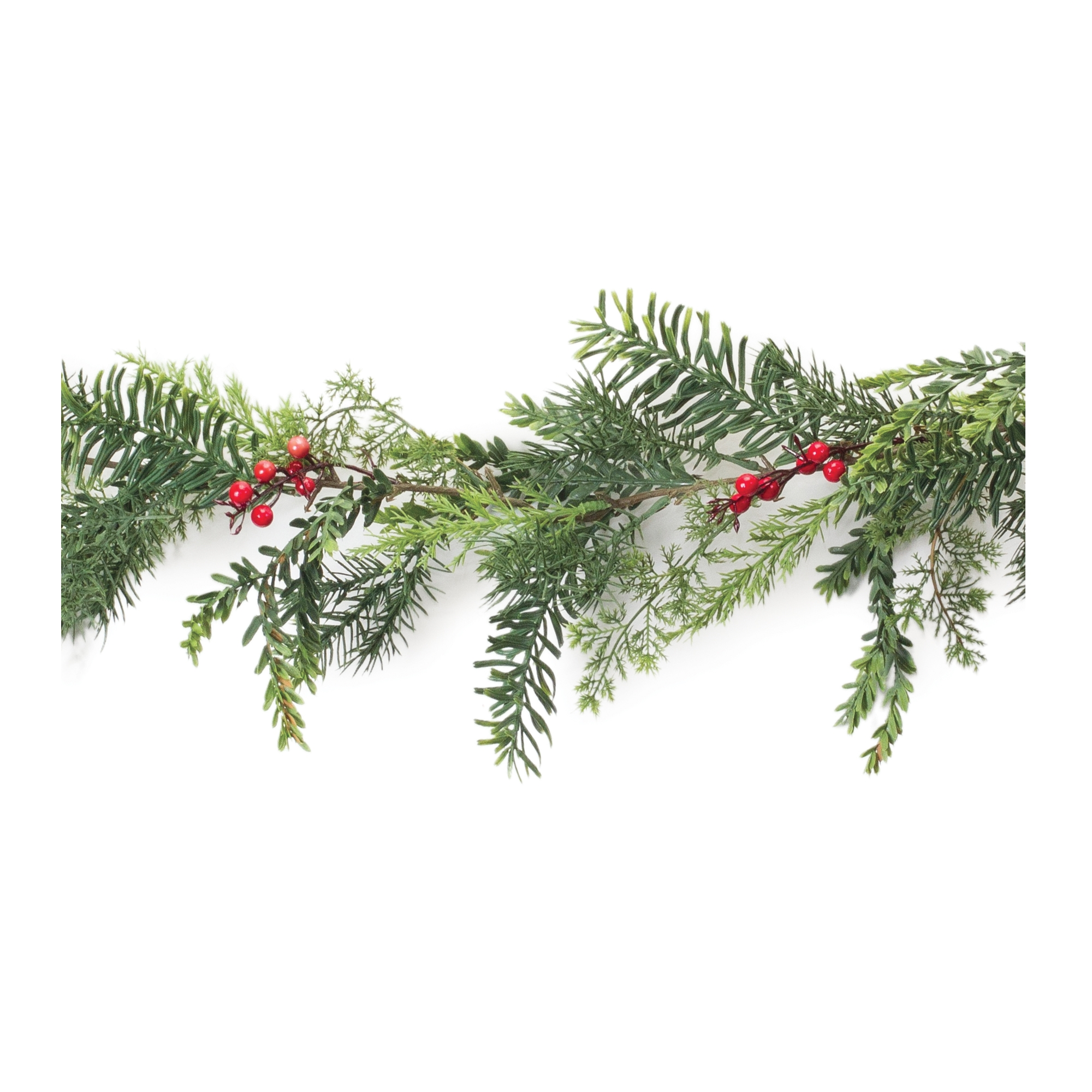 Pine Garland (Set of 2) 6'L Plastic