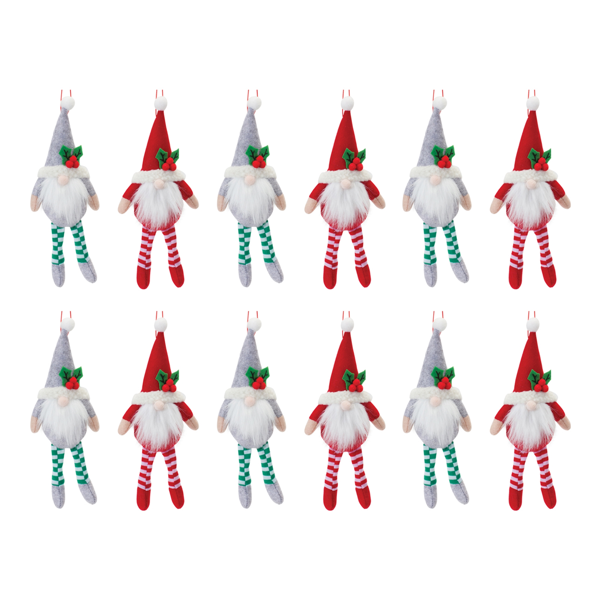 Gnome Ornament (Set of 12) 9