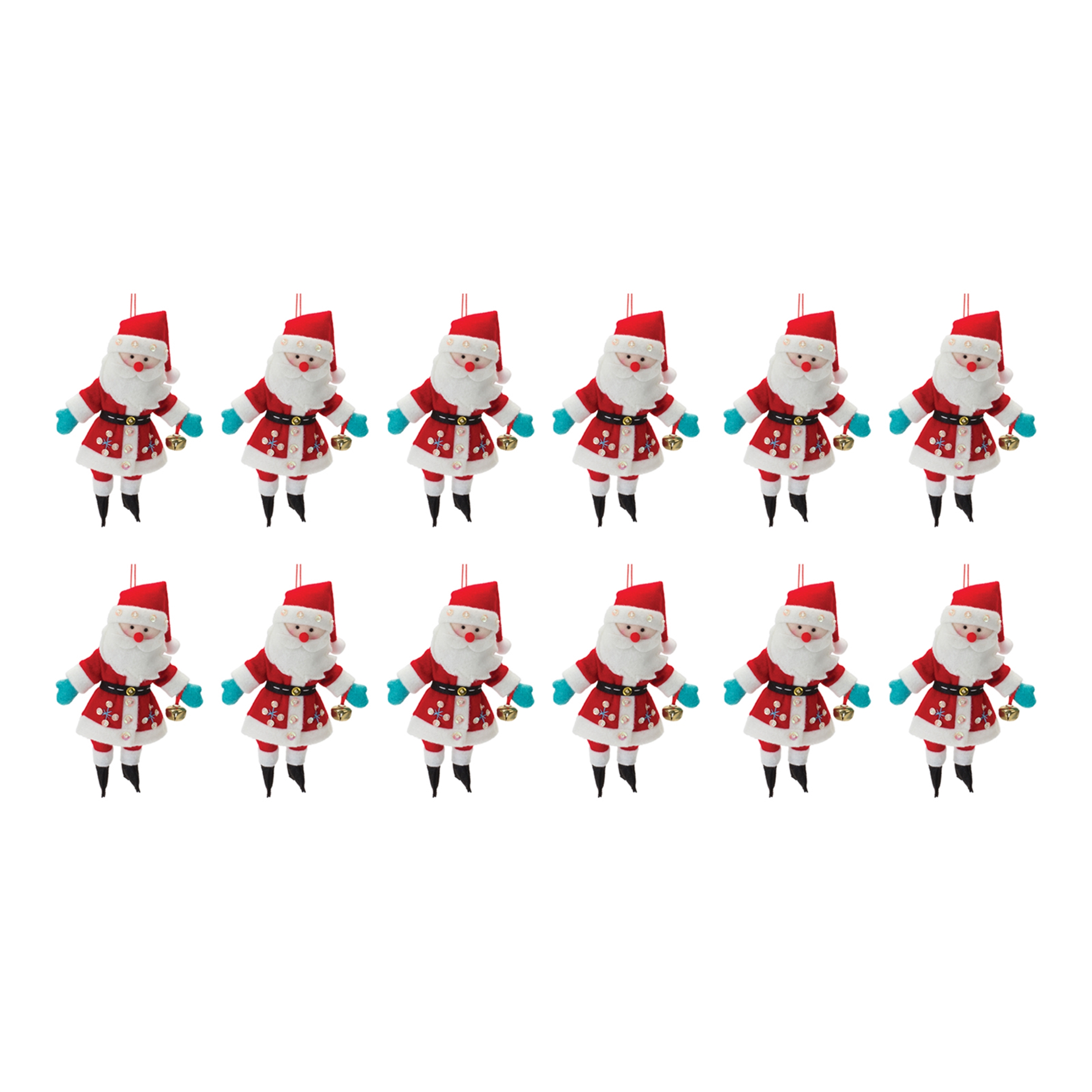 Santa Ornament (Set of 12) 8
