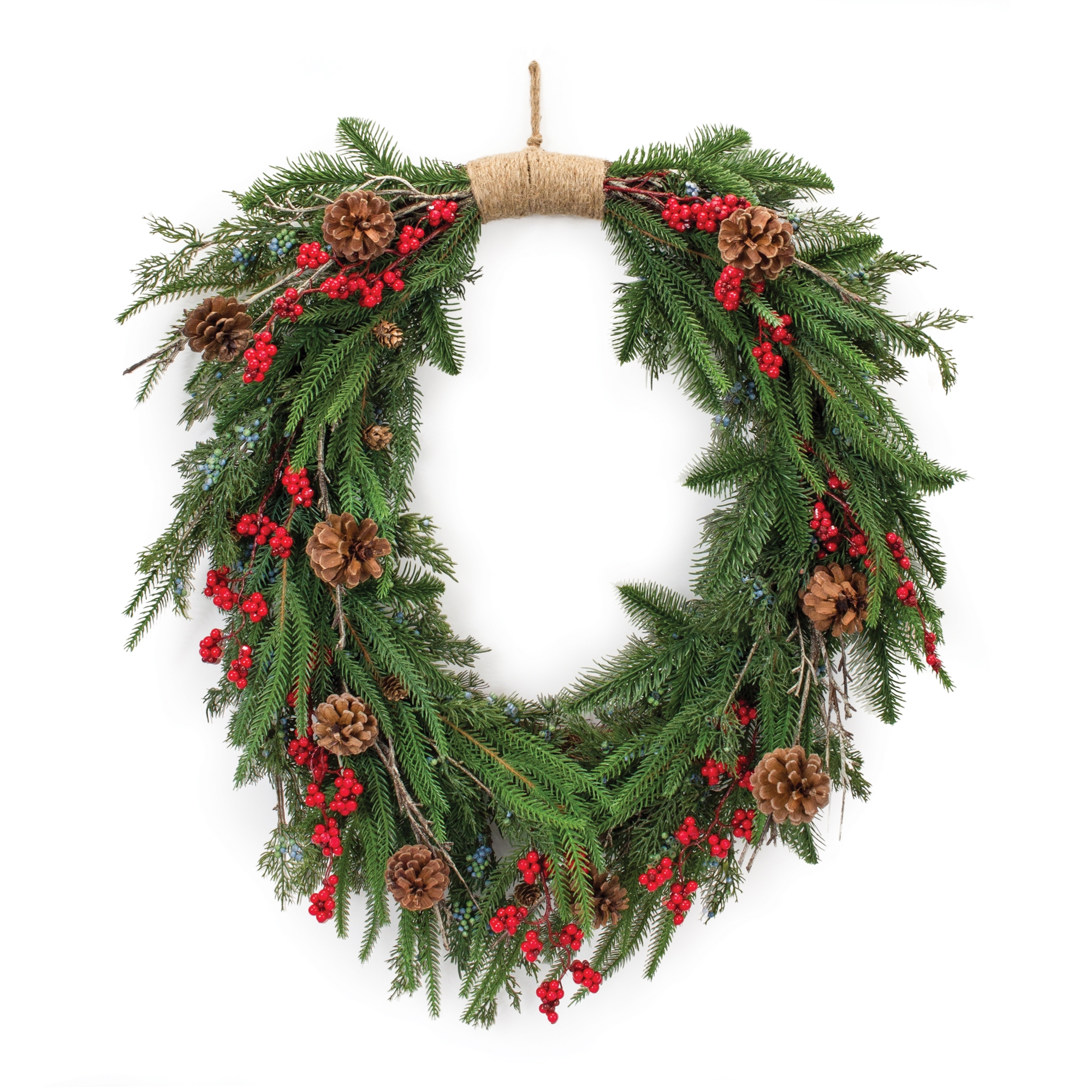 Pine and Berry Wreath 30
