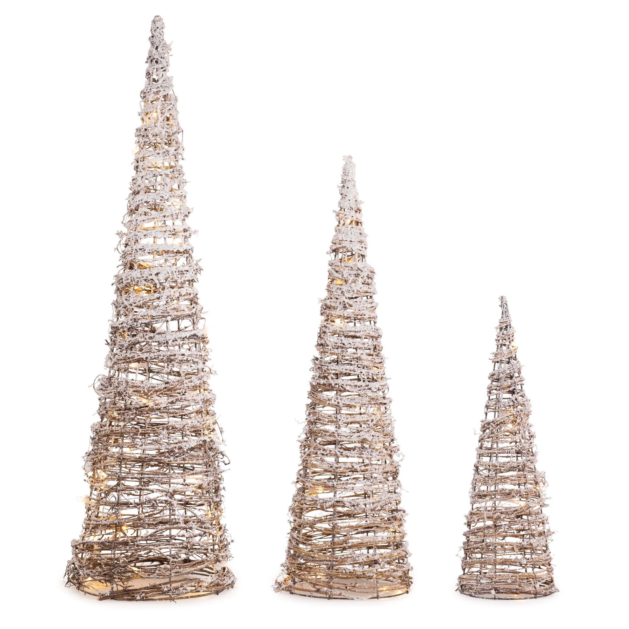 Led Cone Tree (Set of 3) 31.25