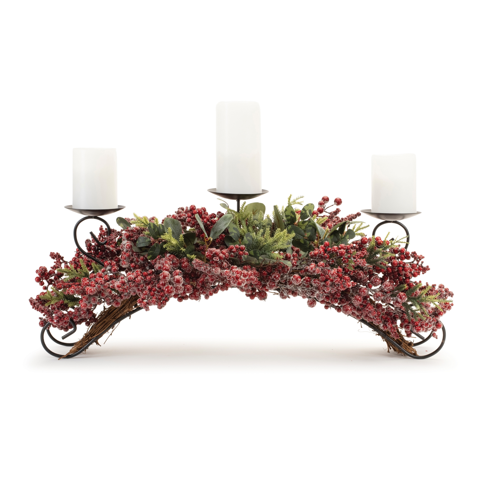 Pine and Berry Centerpiece 31