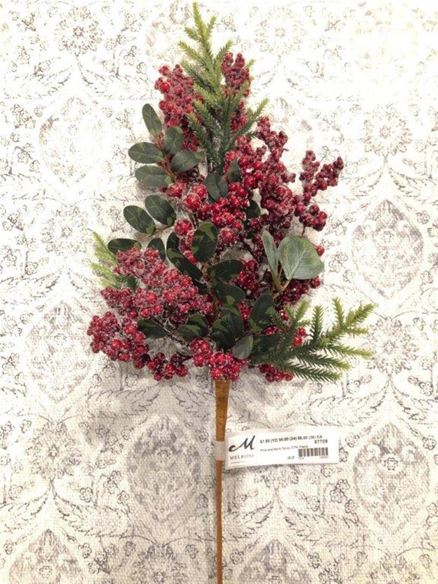 Pine and Berry Spray (Set of 12) 23