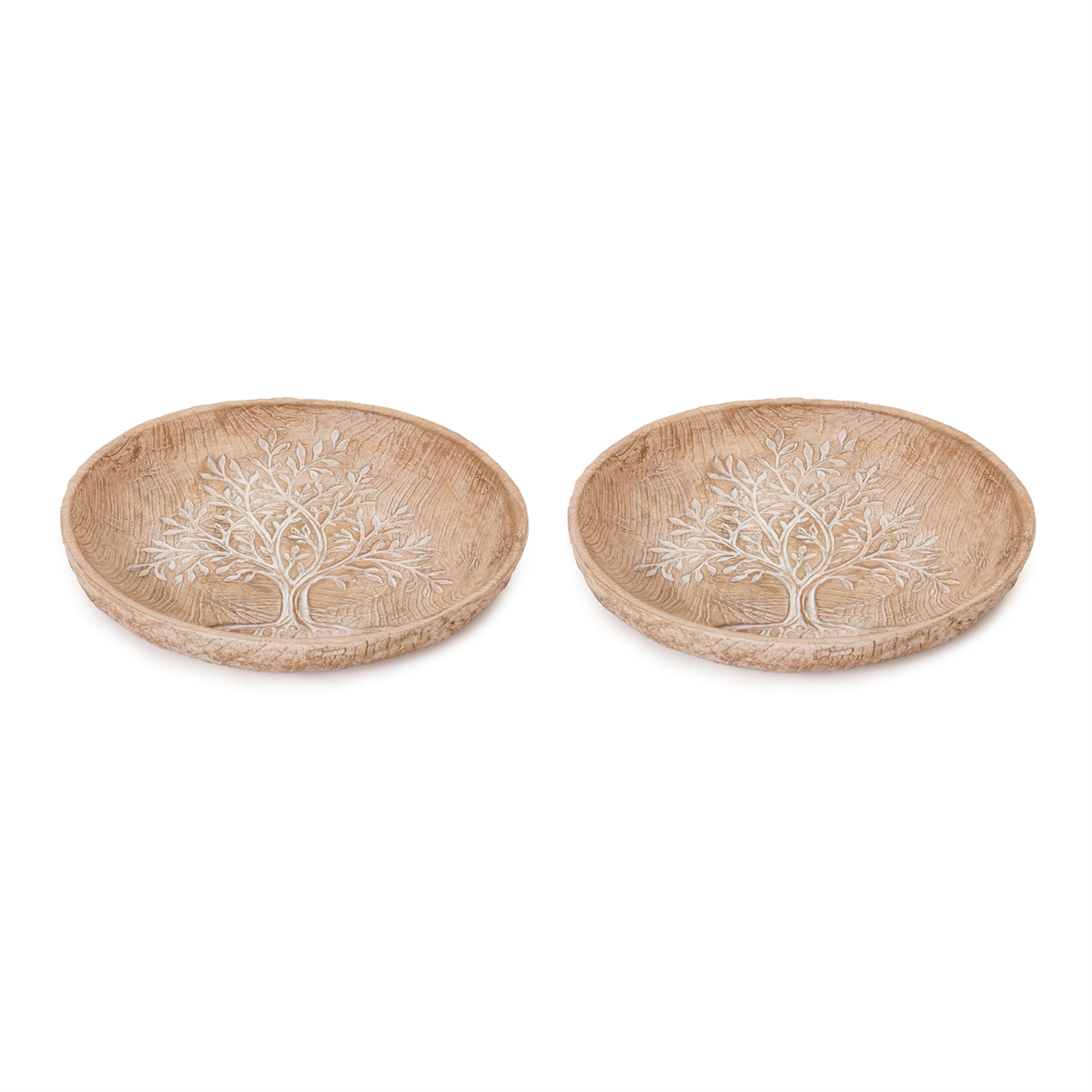 Bowl w/Tree Pattern (Set of 2) 12
