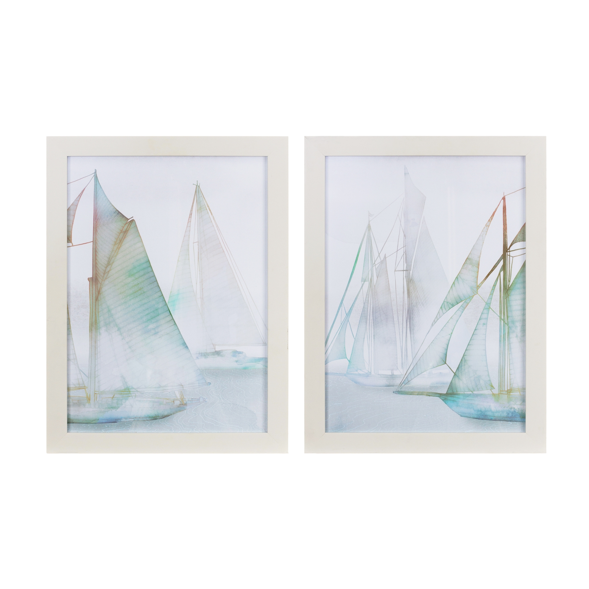 Sail Boat Print (Set of 2) 11.75