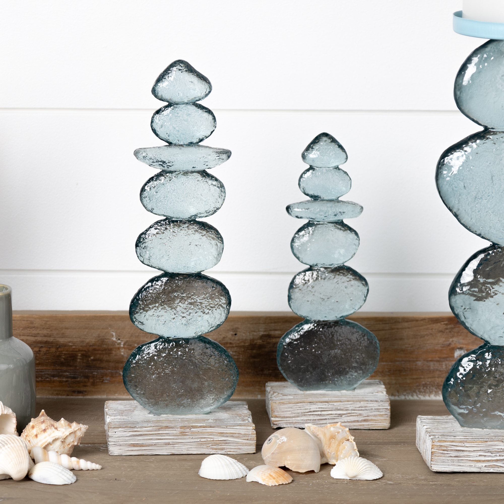 Rock Sculpture (Set of 2) 7.75