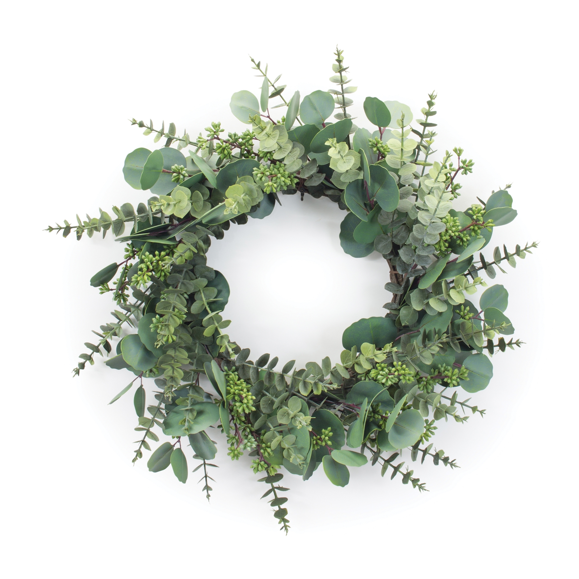Mixed Eucalyptus Wreath 24