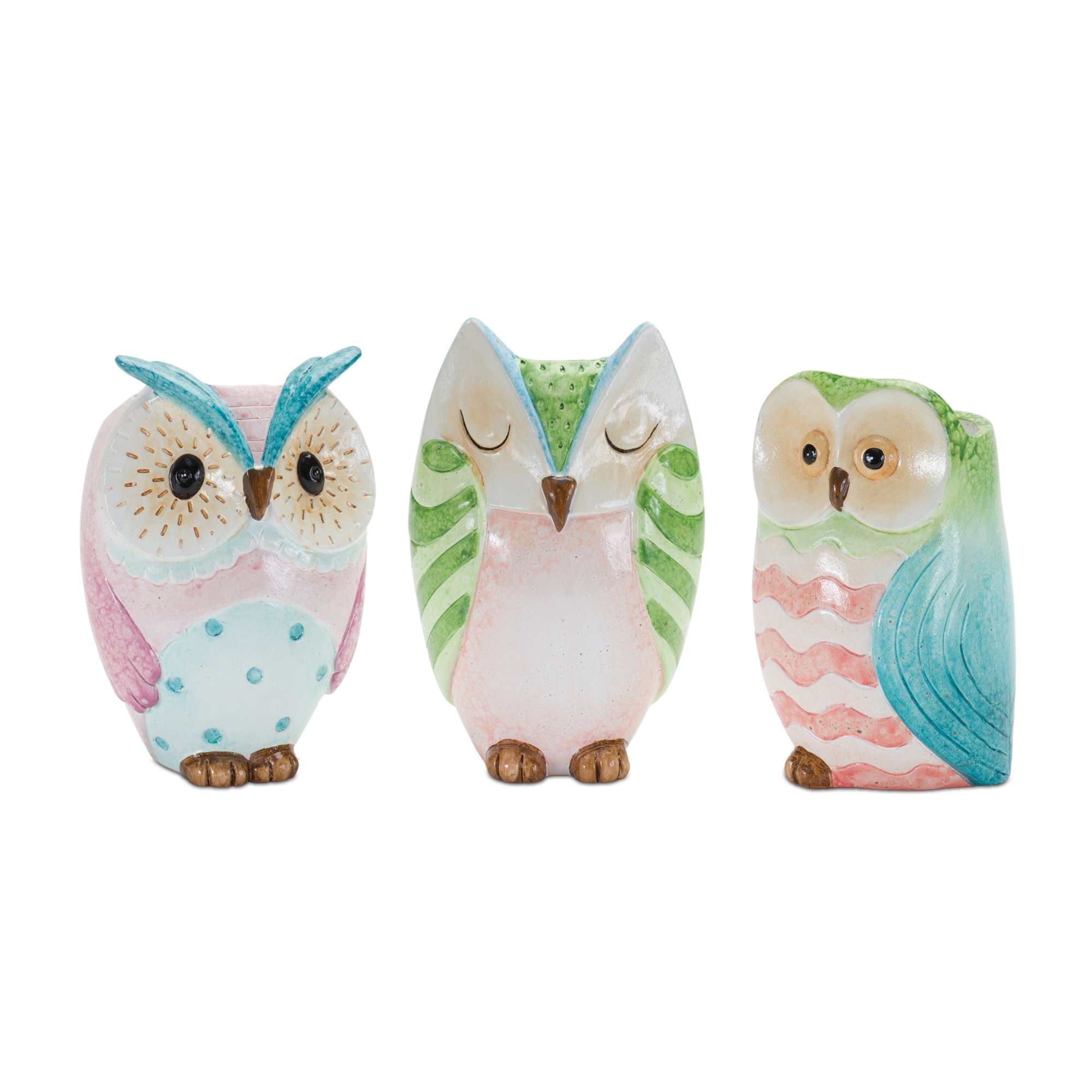Owl Pot (Set of 3) 6.75