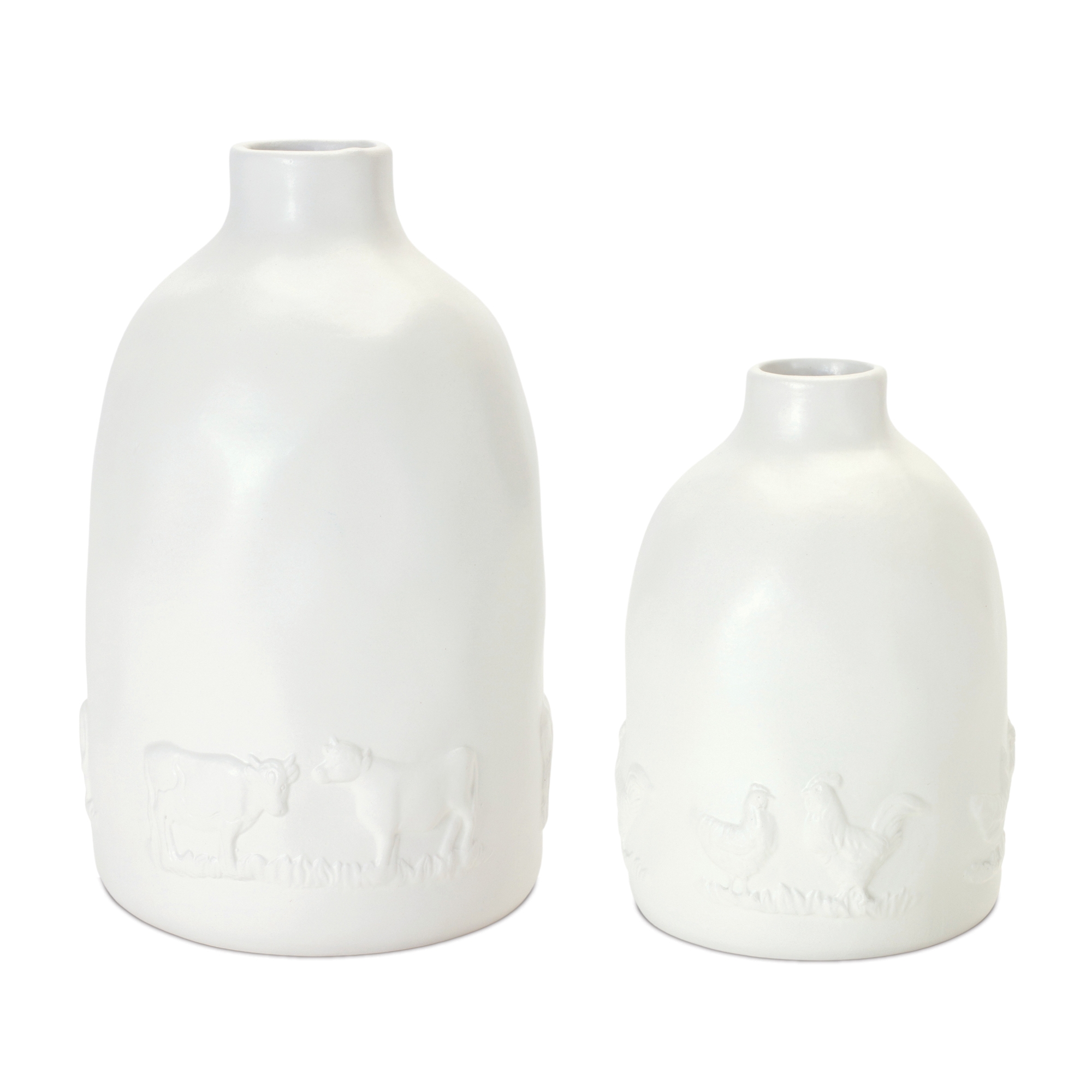 Farm Animal Vase (Set of 2) 4.25