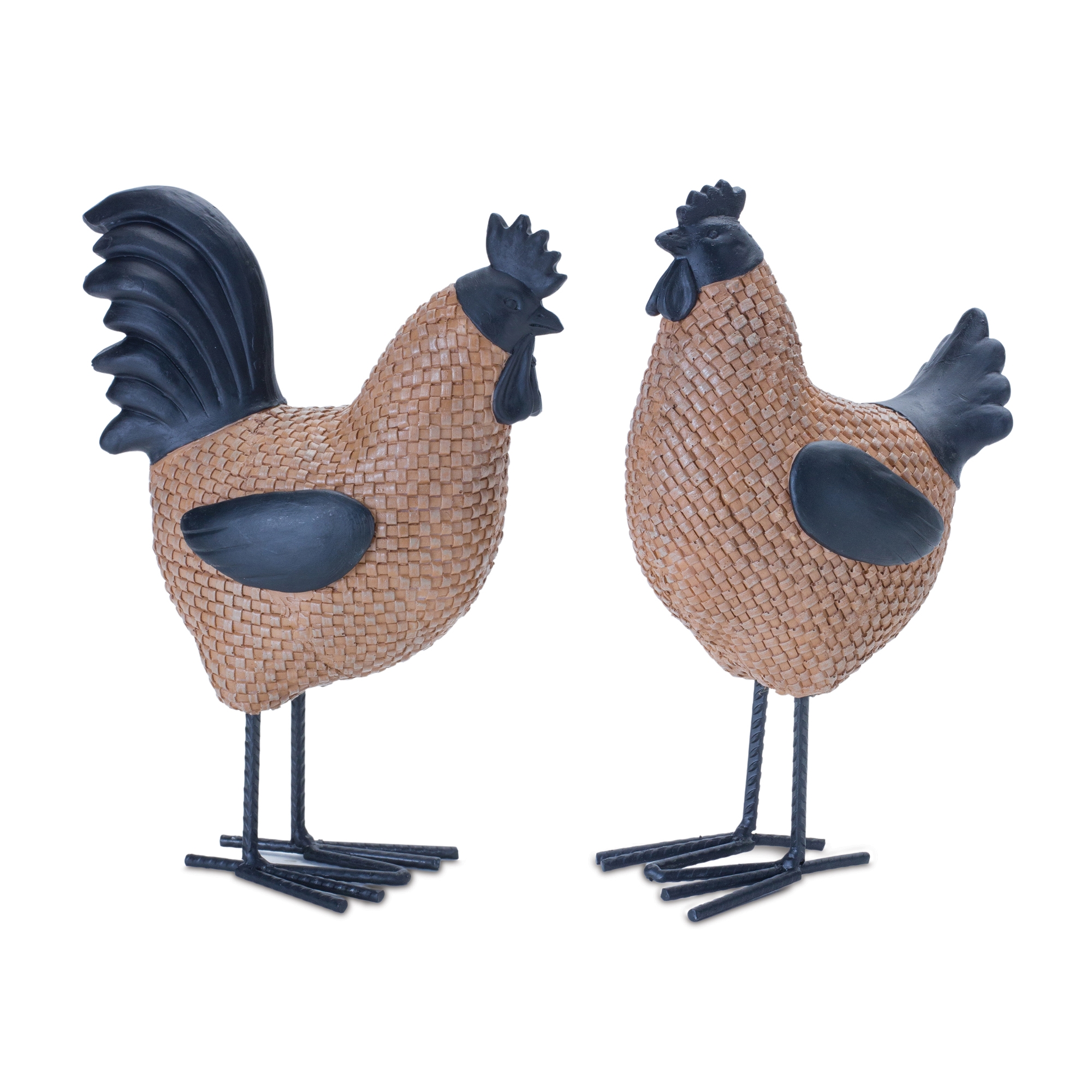 Hen and Rooster (Set of 2) 9